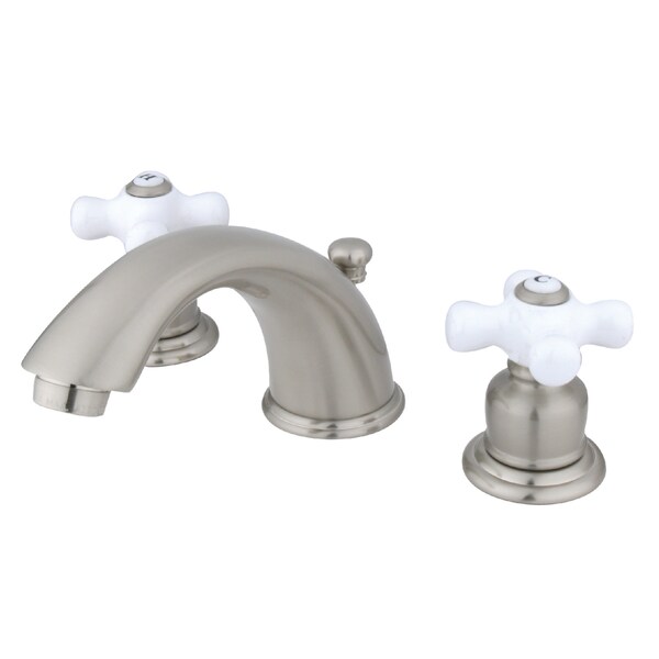 Widespread Bathroom Faucet, Brushed Nickel